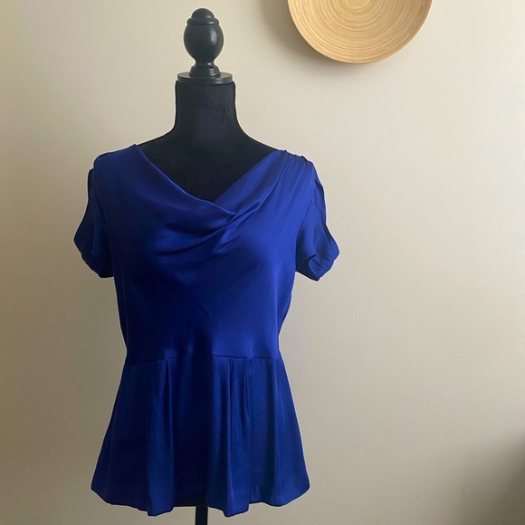 Veronika Maine Tops - Veronika Maine Blue top short sleeve size 12